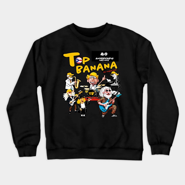 Top 40 Crewneck Sweatshirt by verybadflow